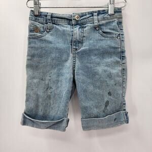 Arizona Jean Company Blue Bermuda Girls Shorts Jeans Pants‎ Size 5 Regular
